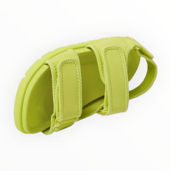 ZARA Kids | Lime Green | SOLID COLOR SANDALS - Picture 4 of 6